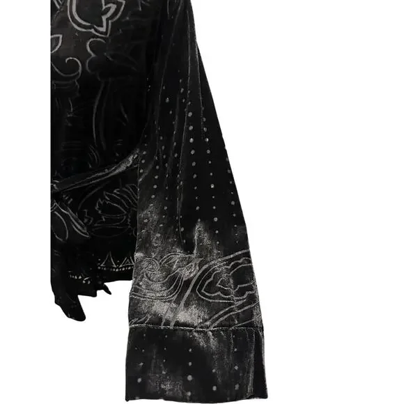 Soma Limited Edition Velvet Noir Wrap Robe & Velvet Pants - NWT - XXL Tall - Picture 7 of 16